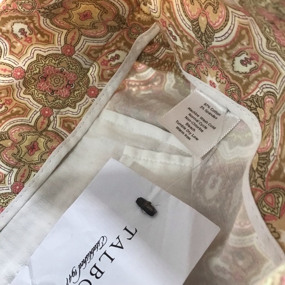 Talbots pedal pushers unusual  fabric - Picture 3 of 6